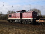 Am 24.03.2016 stand die 202 484-2 von der SETG  (CLR Cargo Logistik)  in Borstel .