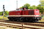 Am 14.08.2017 fuhr die  202 484-2 von der CLR - Cargo Logistik Rail-Service GmbH,    von Stendal nach Magdeburg .