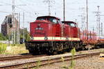br-1-202-dr-v-100/619416/am-13072018-waren-die-202-484-2 Am 13.07.2018 waren die 202 484-2 und die 202 327-3 von der  CLR - Cargo Logistik Rail-Service GmbH, in Stendal abgestellt.