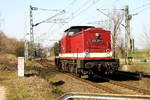 Am 27.03.2020 fuhr die 202 327-3  von der SETG ( CLR - Cargo Logistik Rail-Service GmbH,)    von Niedergörne  nach Borstel .