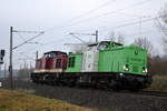 br-1-202-dr-v-100/724988/am-25012021-fuhren-die-202-484-2 Am 25.01.2021 fuhren die 202 484-2 von der CLR - Cargo Logistik Rail-Service GmbH, und die 202 287-9 von der SETG ( SRA ) von Niedergörne nach Stendal .