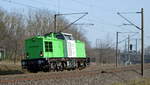 br-1-202-dr-v-100/727259/am-24022021-fuhr-die Am 24.02.2021 fuhr     die 202 287-9 von der SETG ( SRA ) von Stendal nach Niedergörne .