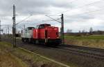 Am 30.03.2015 kamen die  203 113-6  von der WFL und die  1001 007-6  Lok 9 von ALS - ALSTOM Lokomotiven Service GmbH,   aus Richtung Hannover und fuhren weiter in Richtung Stendal .