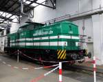 br-1-203-dr-v-100/432930/am-30-052015-stand-die-203 Am 30 .05.2015 stand die 203 127-6 von der LDS im RAW Stendal bei Alstom Lokomotiven Service GmbH .