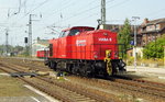 Am 01.09.2016 fuhr die  203 116-9 von der SWO - Stadtwerke Osnabrück AG, Osnabrück  HABA 8 von Stendal in Richtung Hannover .
