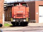 br-1-203-dr-v-100/551500/am-16042017-stand-die-203-111-0 Am 16.04.2017  stand  die 203 111-0 von der  Rail Cargo Carrier - Germany GmbH,   im RAW Stendal .