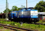 Am 17.05.2017 kam die 203 205-0 von der D&D Eisenbahngesellschaft mbH, aus Richtung Magdeburg nach Stendal .