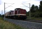Am 16.06.2014 kam die 204 347-9 und die 204 311-5 von der MTEG aus der Richtung Niedergörne und fuhr nach Stendal .