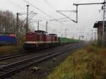 Am 13.11.2014 fuhren die 204 347-9 und die 204 311-5 von der MTEG (Press) von Borstel bei Stendal nach Wittenberge .