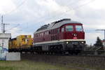 Am 18.04.2017 kam die  232 550-4 von der DGT - Deutsche Gleis- und Tiefbau GmbH,  aus Richtung Stendal und fuhr weiter in Richtung Salzwedel .