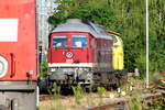 Am 28.06.2018 war die 232 550-4 von der DB Bahnbau Gruppe GmbH, in Stendal abgestellt.