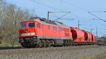 Am 18.02.2021 kam die 232 528-0 von  DB Cargo Deutschland AG, aus Richtung Stendal und fuhr weiter in Richtung Wittenberge .