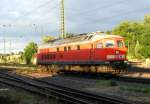Am 25.06.2014 kam die 233 698-0 von der DB aus Richtung Hannover nach Stendal .