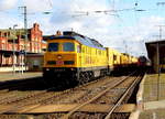 Am 18.03.2017 kam die 233 493-6 von der DGT - Deutsche Gleis- und Tiefbau GmbH,  aus Richtung Magdeburg nach Stendal und fuhr weiter in Richtung Salzwedel .