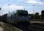 Am 20.05.2014 kam die 285 119-0 von CAPTRAIN aus der Richtung Wittenberge nach Stendal und fuhr weiter in Richtung Magdeburg. 