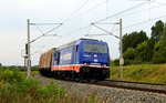 Am 08.07.2016 kam die 76 110-0 von Raildox aus Richtung Niedergörne und fuhr nach Stendal .