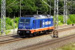 Am 21.07.2017 kam die 076 109-2 von Raildox aus Richtung Niedergörne und fuhr nach Stendal .