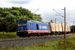 Am 06.09.2017 kam die 076 109-2 von Raildox aus Richtung Stendal und fuhr nach Niedergörne .