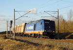 Am 29.12.2017 fuhr die 76 110-0 von Raildox von Niedergörne  nach Stendal.