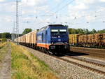Am 26.07.2018 fuhr  die  076 109-2 von Raildox von Niedergörne nach Borstel und den weiter nach Stendal .