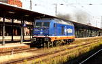 Am 16.08.2018 kam die 076 109-2 von Raildox aus Richtung Magdeburg nach Stendal und fuhr nach Niedergörne .