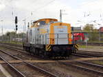 Am 19.04.2017 kam die V 150.04 (293 510-4)  von der  SGL - Schienen Güter Logistik GmbH, aus Richtung Magdeburg nach Stendal .