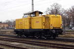Am 09.03.2017 stand  die   212 097-0 von der DB Bahnbau Gruppe in Stendal .