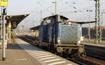 br-1-212-db-v-10020-mak-v-100/649281/am-26022019-rangierfahrt-von-212-279-4 Am 26.02.2019 Rangierfahrt von 212 279-4 von der EGP – Eisenbahngesellschaft Potsdam, im Hbf Wittenberge .
