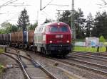 Am 13.05.2015 kam die 200086  216 158-6 von der OHE Cargo   aus Richtung Braunschweig nach Niederndodeleben und fuhr weiter in Richtung Magdeburg .