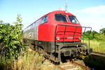 Am 06.07.2020 war die  216 158-6  (200086)  von der Bahnlogistik24 GmbH, ex OHE - Osthannoversche Eisenbahnen AG,   in Stendal abgestellt .