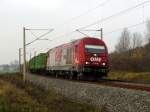 Am 14.11.2014 kam die 270080 von der OHE Cargo aus Richtung Wittenberge und fuhr weiter nach Stendal .