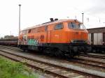 Am 09.05.2015 war  die 225 099-1  Lok 17  von der BBL LOGISTIK  in Stendal abgestellt .
