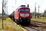 Am 17.07.2016 kam die 232 673-4 von der  LEG Leipziger Eisenbahn GmbH.