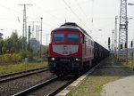 Am 26.09.2016 kam die 232 673-4 von der LEG Leipziger Eisenbahn GmbH.