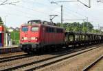 Am 17.07.2014 kam die 140 853-3 von der EGP aus Richtung Braunschweig nach Niederndodeleben und fuhr weiter in Richtung Magdeburg .