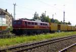 Am 19.07.2014 kam die 140 070-4 von der EBM aus Richtung Hannover nach Stendal und fuhr weiter in Richtung Magdeburg.