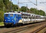 Am 22.08.2014 kam die 140 866-5 von der evb logistik  aus Richtung Magdeburg nach Niederndodeleben und fuhr weiter in Richtung Braunschweig .