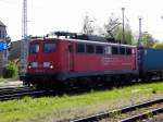 Am 30.04.2015 kam die 140 876-4 von der EGP aus Richtung Salzwedel nach Stendal und fuhr weiter in Richtung Magdeburg .