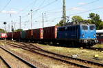 Am 03.07.2018 kam die 140 824-4 von der EGP – Eisenbahngesellschaft Potsdam, aus Richtung Magdeburg nach Stendal und fuhr weiter in Richtung Salzwedel .