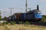Am 20.09.2018 kam die 140 876-4 von der EGP – Eisenbahngesellschaft Potsdam aus Richtung Stendal und fuhr weiter in Richtung Salzwedel.