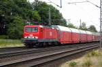 Am 11.06.2015 kam die 143 257-4  604  von der MEG aus Richtung Magdeburg nach Niederndodeleben und fuhr weiter in Richtung Braunschweig .