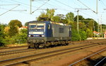  Am 15.09.2016 kam die  143 638-5 von der RBH aus Richtung Magdeburg nach Niederndodeleben und fuhr weiter in Richtung Braunschweig .