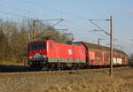 Am 14.02.2018 kam die  143 175-8 von der  MEG - Mitteldeutsche Eisenbahn GmbH, aus Richtung Stendal und fuhr weiter in Richtung Wittenberge .