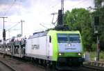 Am 3.06.2014 kam die 185 543-6 von CAPTRAIN  aus der Richtung Helmstedt nach Wefensleben und fuhr weiter in Richtung Magdeburg .