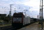 Am 18.06.2014 kam die 185 650-9 von der ITL aus Richtung Salzwedel durch Stendal und Fuhr weiter in Richtung Magdeburg.