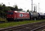 Am 1.07.2014 kam   185 604-6 von der HGK aus Richtung Wittenberge nach Stendal und fuhr weiter in Richtung Magdeburg.