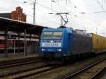 Am 2.08.2014 kam die 185 511-3 von der METRANS aus Richtung Magdeburg nach Stendal und fuhr weiter in Richtung Salzwedel.