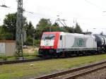 Am 17.08.2014 kam die 185 650-9 von der ITL aus Richtung Salzwedel nach Stendal und fuhr weiter in Richtung Magdeburg .
