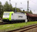 Am 21.09.2014 kam die 185 543-6 von der CAPTRAIN aus Richtung Salzwedel nach Stendal und fuhr weiter in Richtung Magdeburg .