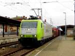 Am 15.10.2014 kam die 185 532-9 von der CAPTRAIN aus Richtung Berlin nach Stendal und fuhr weiter in Richtung Hannover.